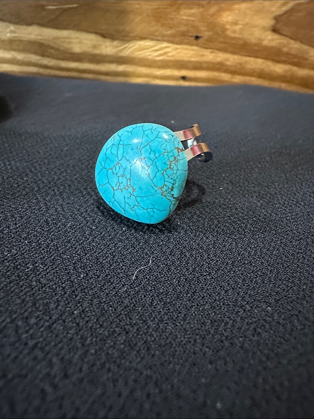 Plunder Turquoise Blue Statement Ring